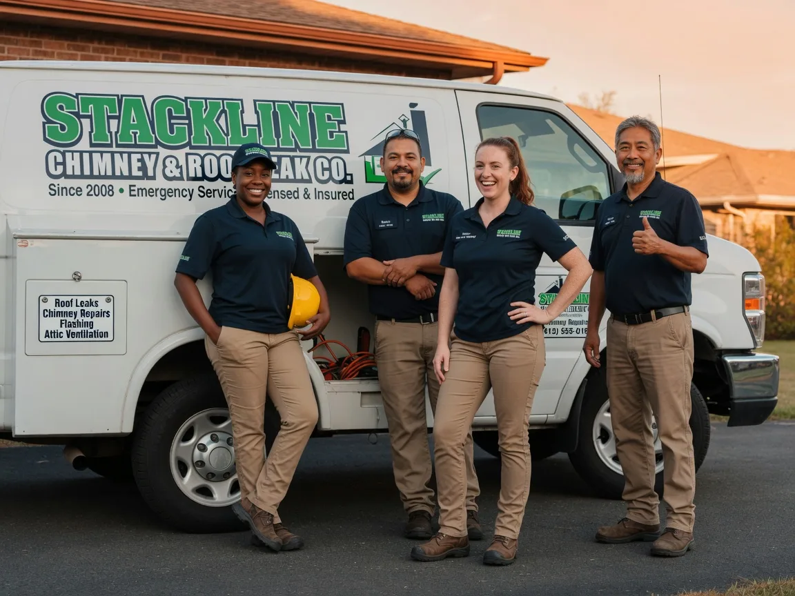 Chimney flashing repair company in Palm, PA